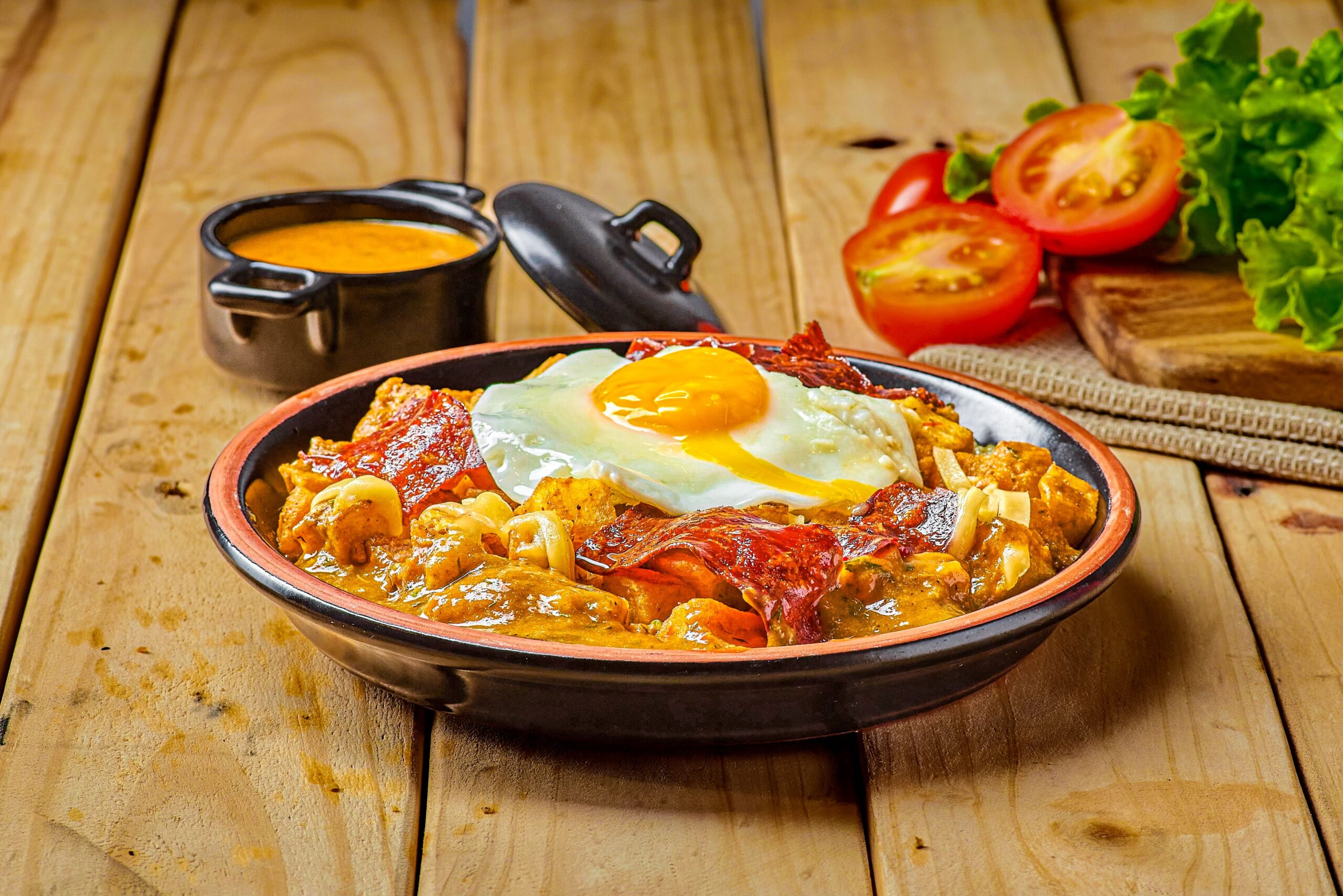 Traditional Ecuadorian mote pillo in Quito